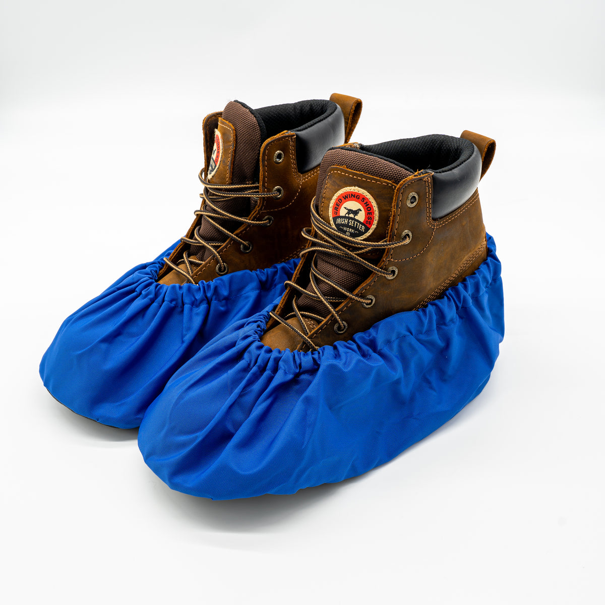 Shoe In Blue Reusable Washable Shoe Boot Covers Pair